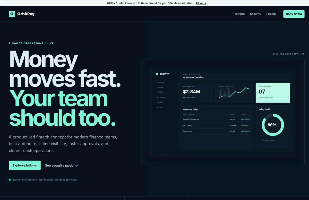OrbitPay concept preview